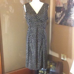 Nine West Black subtle patterned sleeveless dress